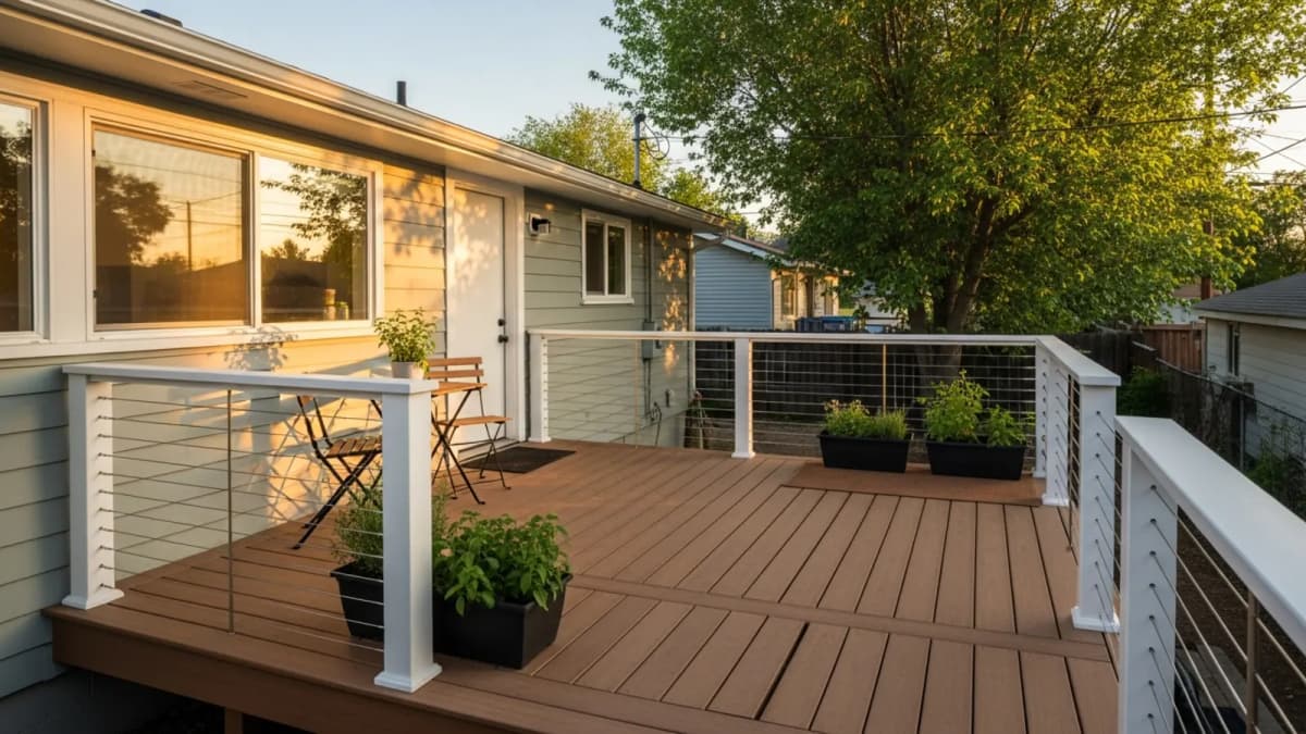 Deck Construction on the Boise Bench — Iron Crest Remodel