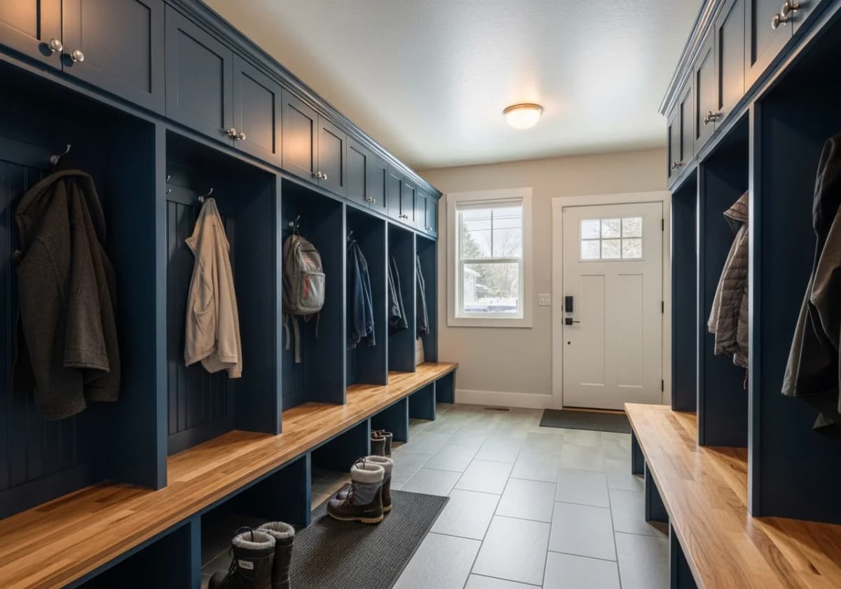 Mudroom Remodel & Built-Ins in Boise — Iron Crest Remodel