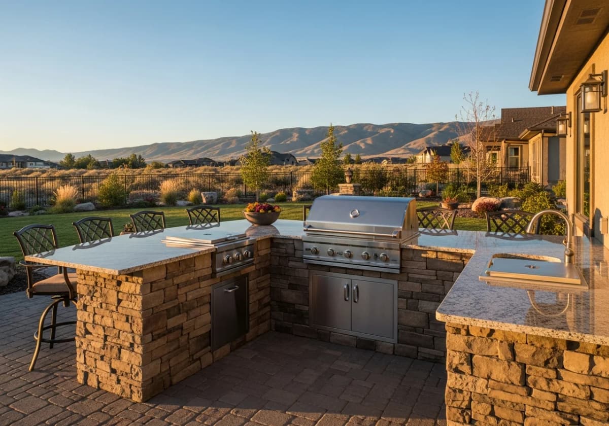 Outdoor Kitchen Builder in Boise — Iron Crest Remodel