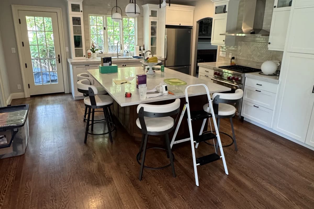Before: original condition before kitchen remodeling in Eagle