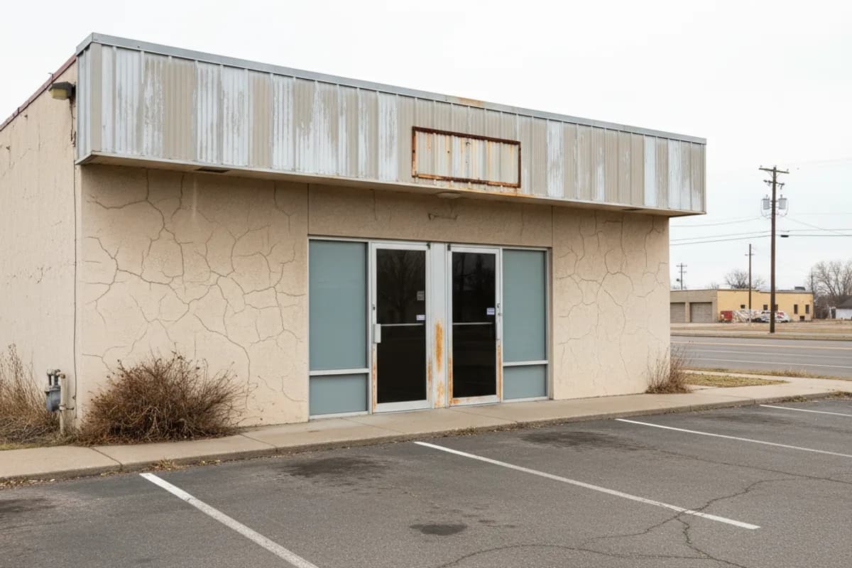 Before: original condition before exterior painting in Karcher area, Caldwell