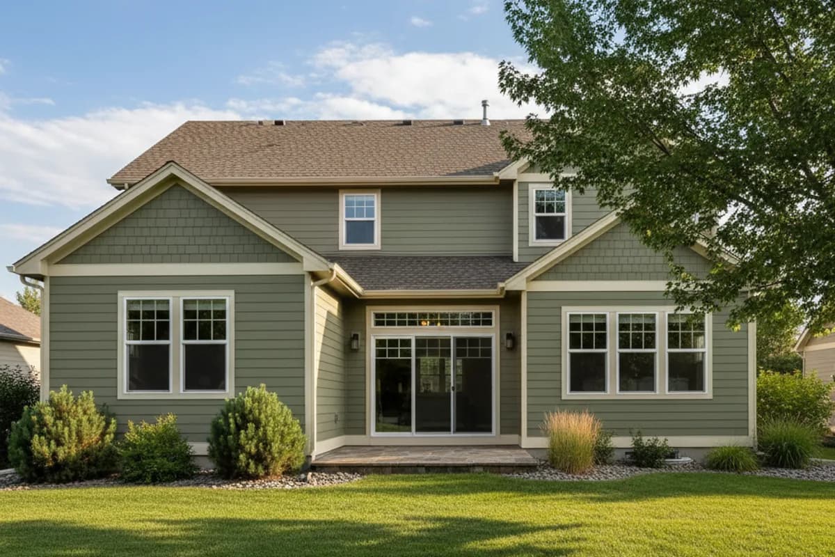 After: completed home additions in Lakemoor, Eagle