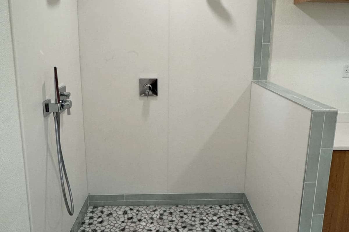 Walk-In Shower Pan Rebuild in Mountain Home