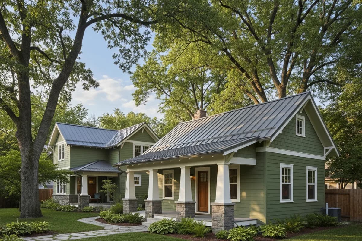 After: completed adu construction in North End, Boise