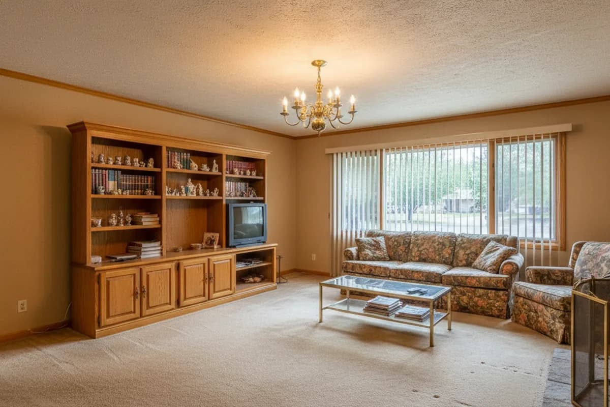 Before: original condition before whole-home remodeling in Southeast Boise, Boise