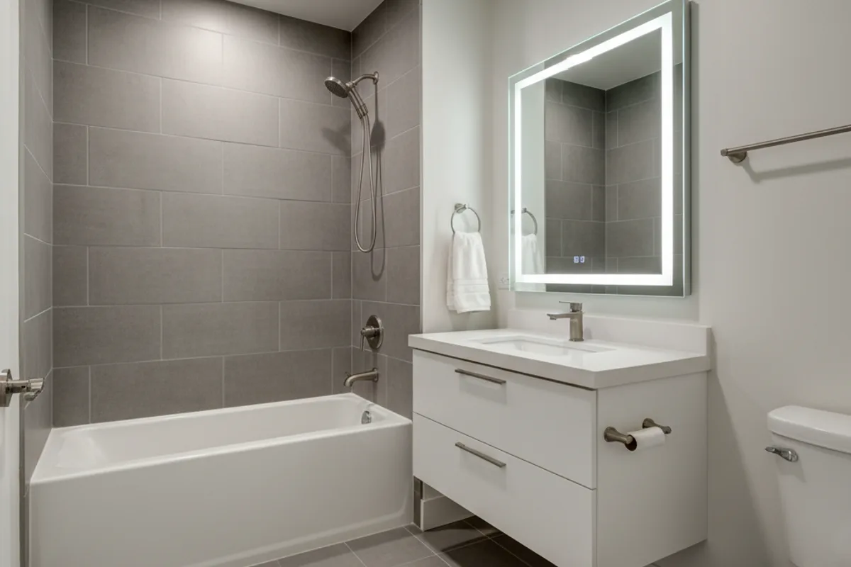After: completed bathroom remodeling in Star River Ranch, Star