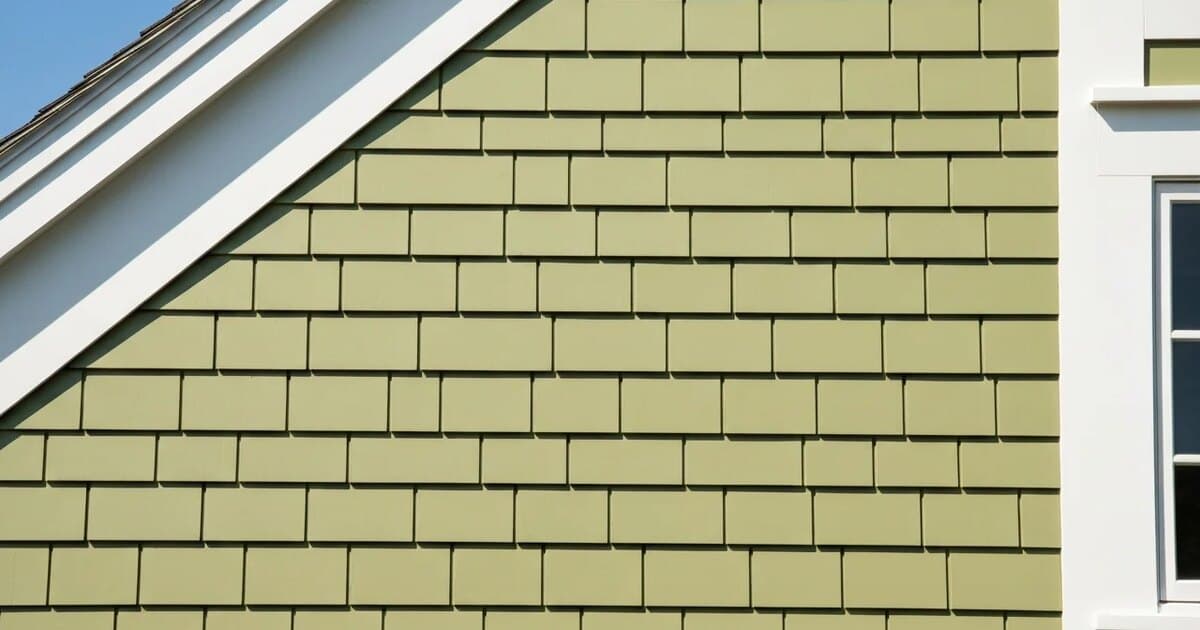 HardieShingle Siding — example installation