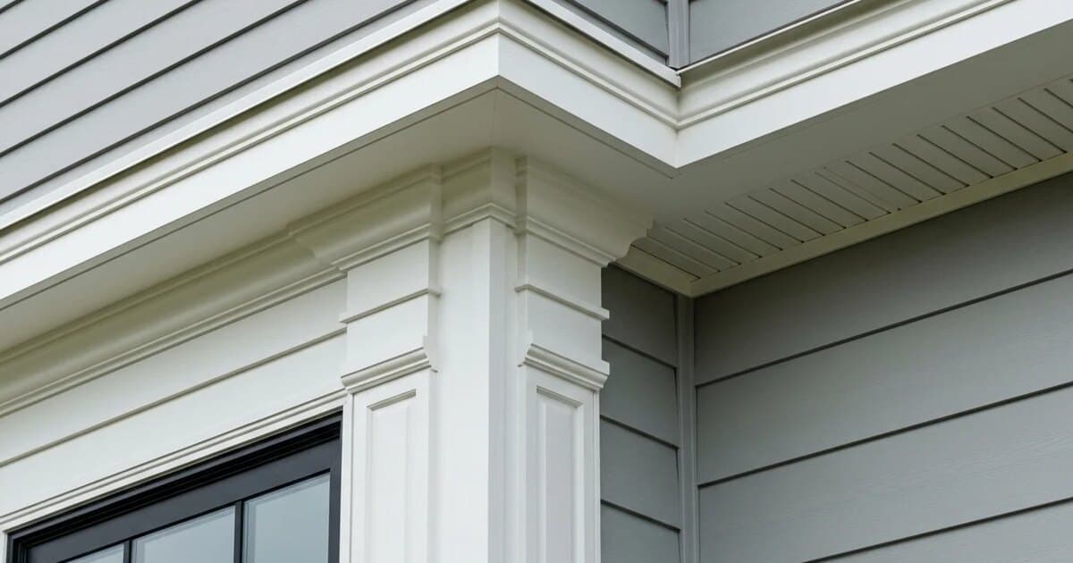 HardieTrim & HardieSoffit — example installation