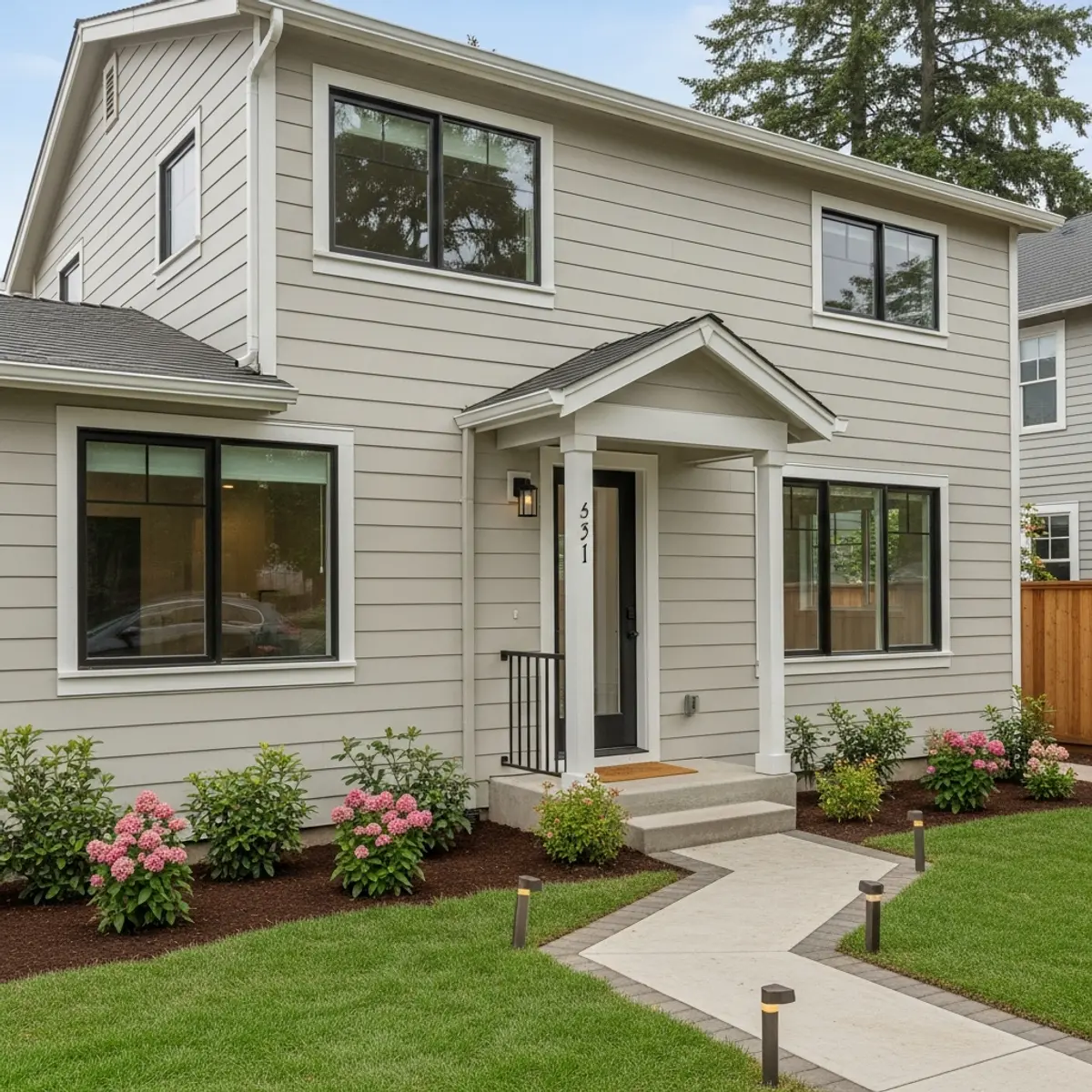 Finished ADU exterior detail