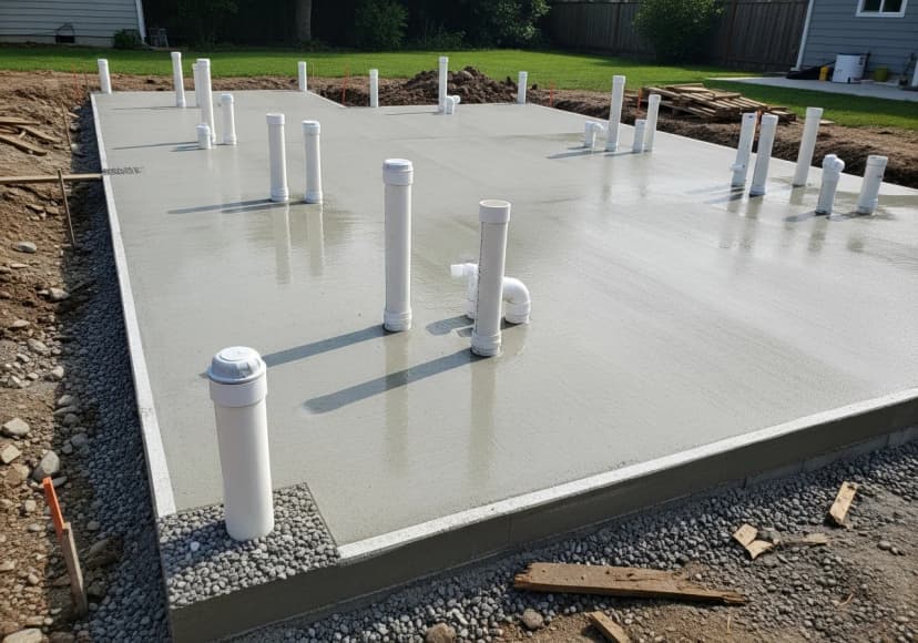 Concrete Slab or Stem Wall Foundation