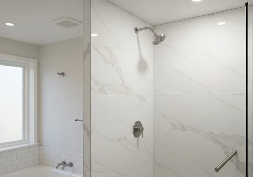 Acrylic or Solid Surface Shower Panels