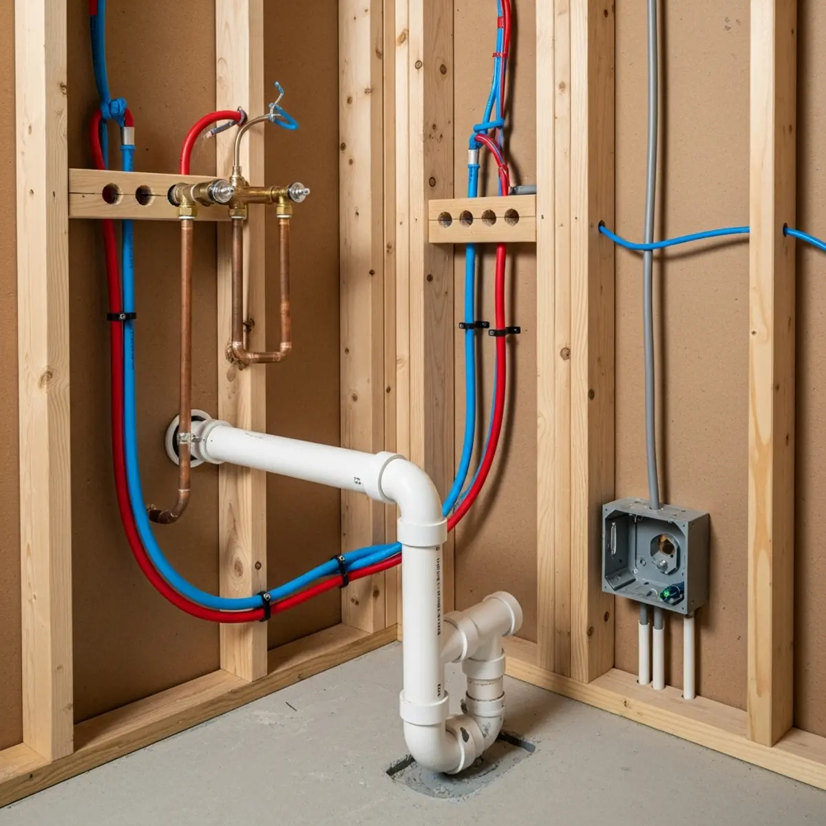 Plumbing replacement during a bathroom remodel in a Payette County Idaho home