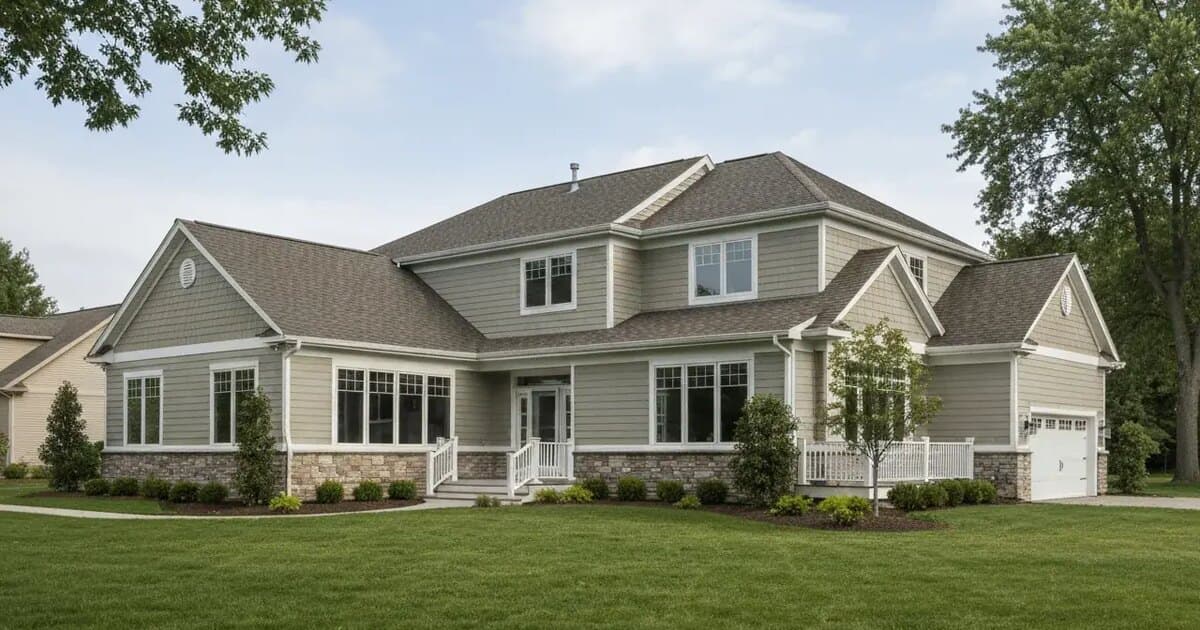 Completed home addition interior with modern finishes in a Boise Idaho home