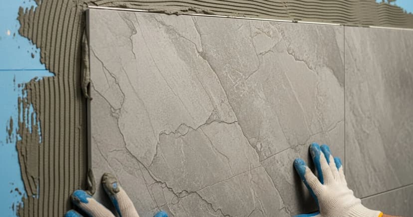 Large-format porcelain (12×24)