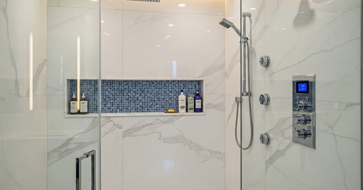 Curbless (Zero-Threshold) Shower